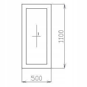 OKNO PCV 50 X 110 / 500 x 1100 FIX 1 X ZŁOTY DĄB OKNO PCV 50 X 110 / 500 x 1100 FIX 1 X ZŁOTY DĄB