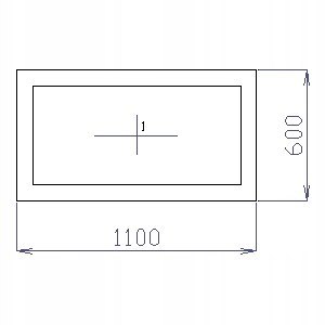 OKNO PCV 110 X 60 / 1100 x 600 mm FIX BIAŁE 24H OKNO PCV 110 X 60 / 1100 x 600 mm FIX BIAŁE 24H