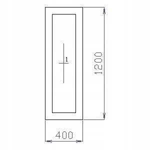 OKNO PCV 40 X 120 / 400 x 1200 FIX 2 X ZŁOTY DĄB OKNO PCV 40 X 120 / 400 x 1200 FIX 2 X ZŁOTY DĄB