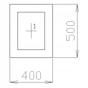 OKNO PCV 40 X 50 / 400 x 500 mm FIX 2 X ANTRACYT OKNO PCV 40 X 50 / 400 x 500 mm FIX 2 X ANTRACYT