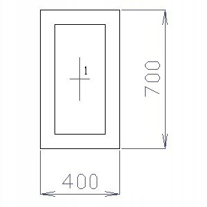 OKNO PCV 40 X 70 / 400 x 700 mm FIX 1 X ANTRACYT OKNO PCV 40 X 70 / 400 x 700 mm FIX 1 X ANTRACYT