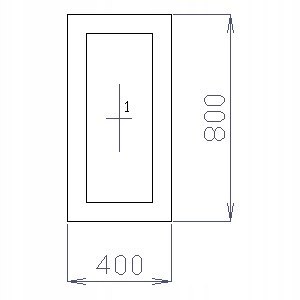 OKNO PCV 40 X 80 / 400 x 800 mm FIX 2 X ANTRACYT OKNO PCV 40 X 80 / 400 x 800 mm FIX 2 X ANTRACYT