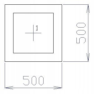 OKNO PCV 50 X 50 / 500 x 500 FIX 2 X ANTRACYT OKNO PCV 50 X 50 / 500 x 500 FIX 2 X ANTRACYT
