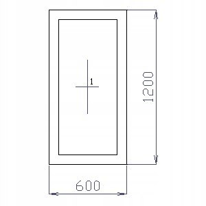 OKNO PCV 60 X 120 / 600 x 1200 FIX 1 X ZŁOTY DĄB OKNO PCV 60 X 120 / 600 x 1200 FIX 1 X ZŁOTY DĄB