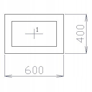 OKNO PCV 60 X 40 / 600 x 400 FIX 1 X ANTRACYT OKNO PCV 60 X 40 / 600 x 400 FIX 1 X ANTRACYT