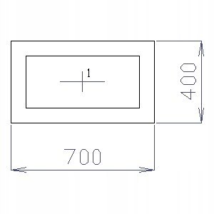 OKNO PCV 70 X 40 / 700 x 400 FIX 1 X CIEMNY DĄB OKNO PCV 70 X 40 / 700 x 400 FIX 1 X CIEMNY DĄB