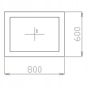 OKNO PCV 80 X 60 / 800 x 600 FIX 2 X ANTRACYT OKNO PCV 80 X 60 / 800 x 600 FIX 2 X ANTRACYT