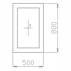 OKNO PCV 50 X 80 / 500 x 800 FIX 1 X ZŁOTY DĄB OKNO PCV 50 X 80 / 500 x 800 FIX 1 X ZŁOTY DĄB