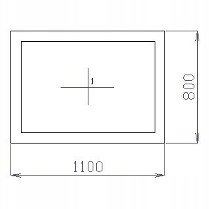 OKNO PCV 110 X 80 / 1100 x 800 mm FIX BIAŁE 24H OKNO PCV 110 X 80 / 1100 x 800 mm FIX BIAŁE 24H