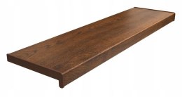 PARAPET PCV WEWNĘTRZNY ORZECH 35 X 70