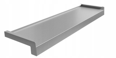 PARAPET ZEWNĘTRZNY SREBRNY 22,5 x 140 PARAPET ZEWNĘTRZNY SREBRNY 22,5 x 140