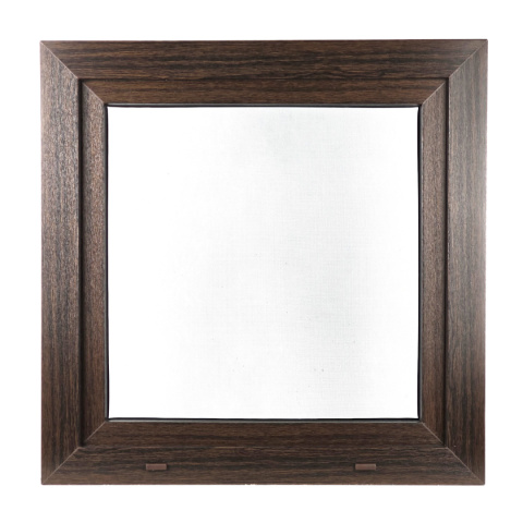 ALUCON OKNO PCV 600x600 / 600 x 600 mm Plastikowe 60x60 cm Zewnętrzny Ciemny Dąb Lewe ALUCON OKNO PCV 600x600 / 600 x 600 mm Plastikowe 60x60 cm Zewnętrzny Ciemny Dąb Lewe