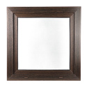 ALUCON OKNO PCV 500x500 / 500 x 500 mm Plastikowe 50x50 cm Zewnętrzny Ciemny Dąb Lewe