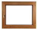 ALUCON OKNO PCV 1000x600 / 1000 x 600 mm Plastikowe 100x60 cm Dwustronny Złoty Dąb Prawe