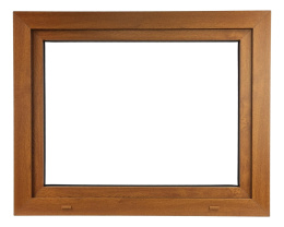 ALUCON OKNO PCV 1000x700 / 1000 x 700 mm Plastikowe 100x70 cm Dwustronny Złoty Dąb Lewe