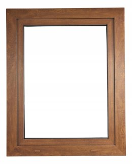 ALUCON OKNO PCV 400x1000 / 400 x 1000 mm Plastikowe 40x100 cm Dwustronny Złoty Dąb Lewe