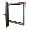ALUCON OKNO PCV 500x500 / 500 x 500 mm Plastikowe 50x50 cm Dwustronny Złoty Dąb Lewe