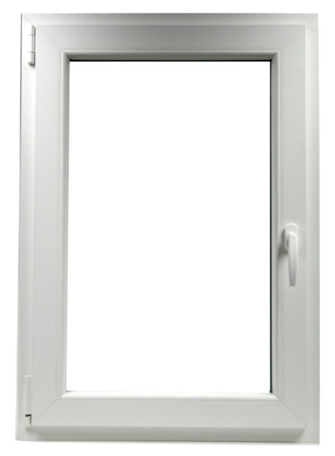 ALUCON OKNO PCV 40x80 / 400x800 mm Białe RU Lewe 2 Szyby 58mm