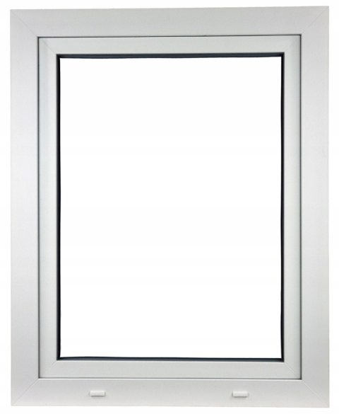 ALUCON OKNO PCV 60x80 / 600x800 mm Białe RU Prawe 2 Szyby 58mm