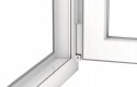 ALUCON OKNO PCV 60x80 / 600x800 mm Białe RU Prawe 2 Szyby 58mm