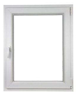 ALUCON OKNO PCV 90x120 / 900x1200 mm Białe RU Prawe 2 Szyby 71mm