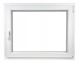 ALUCON OKNO PCV 90x80 / 900x800 mm Białe RU Prawe 2 Szyby 71mm