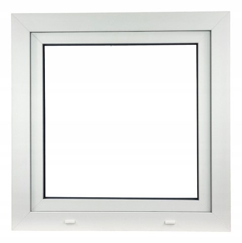 ALUCON OKNO PCV 110x110 / 1100x1100 mm Białe Lewe 2 Szyby 76mm