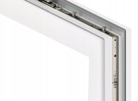 ALUCON OKNO PCV 60x60 / 600x600 mm Białe RU Prawe 2 Szyby 58mm