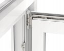 ALUCON OKNO PCV 90x120 / 900x1200 mm Białe RU Lewe 2 Szyby 70mm