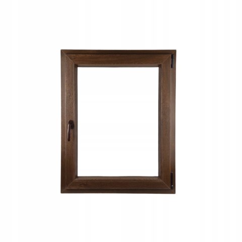 ALUCON OKNO PCV 800 x 1000 mm / 80x100 cm Dwustronny Orzech Prawe