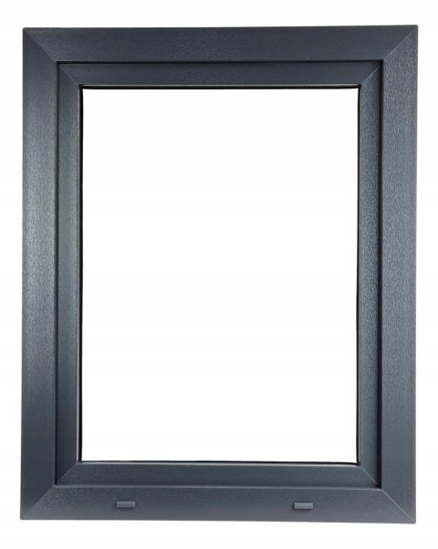 ALUCON OKNO PCV 900 x 1000 mm / 90x100 cm Dwustronny Antracyt Lewe