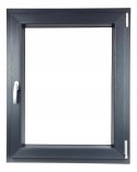 ALUCON OKNO PCV 800 x 1000 mm / 80x100 cm Dwustronny Antracyt Prawe