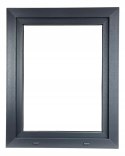 ALUCON OKNO PCV 800 x 1300 mm / 80x130 cm Dwustronny Antracyt Prawe