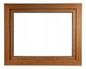 ALUCON OKNO PCV 1100 x 600 mm / 110x60 cm Dwustronny Złoty Dąb Prawe