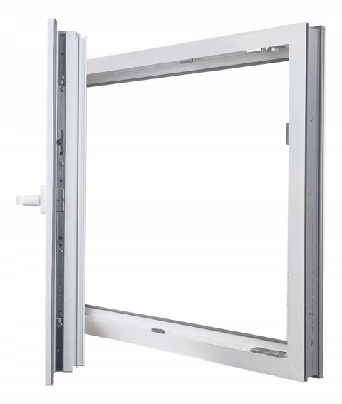 ALUCON OKNO PCV 1200 x 900 mm / 120x90 cm Zewnętrzny Ciemny Dąb Lewe