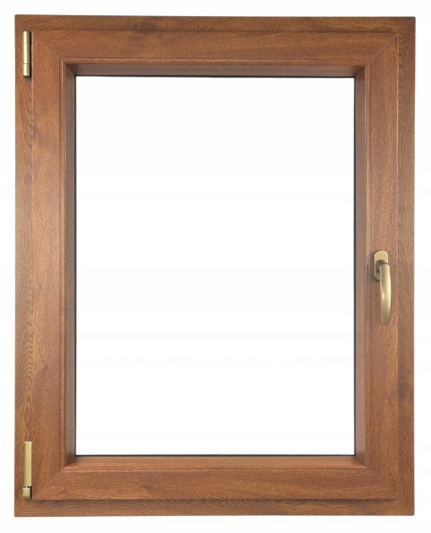 ALUCON OKNO PCV 400 x 1400 mm / 40x140 cm Dwustronny Złoty Dąb Lewe