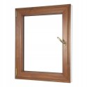 ALUCON OKNO PCV 400 x 1400 mm / 40x140 cm Dwustronny Złoty Dąb Lewe