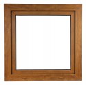 ALUCON OKNO PCV 900 x 900 mm / 90x90 cm Dwustronny Złoty Dąb Prawe