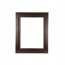 ALUCON OKNO PCV 800 x 1000 mm / 80x100 cm Zewnętrzny Ciemny Dąb Lewe