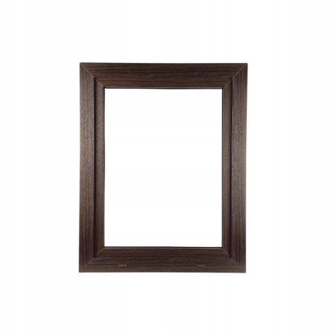 ALUCON OKNO PCV 800 x 1000 mm / 80x100 cm Zewnętrzny Ciemny Dąb Lewe