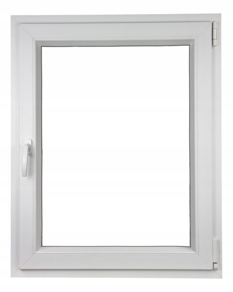 ALUCON OKNO PCV 800 x 1000 mm / 80x100 cm Zewnętrzny Ciemny Dąb Prawe