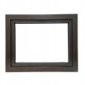 ALUCON OKNO PCV 900 x 600 mm / 90x60 cm Zewnętrzny Ciemny Dąb Lewe
