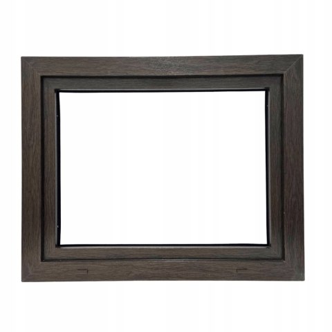 ALUCON OKNO PCV 900 x 800 mm / 90x80 cm Zewnętrzny Ciemny Dąb Lewe
