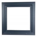ALUCON OKNO PCV 1200 x 1200 mm / 120x120 cm Zewnętrzny Antracyt Prawe