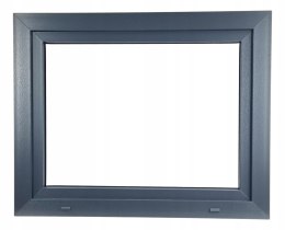 ALUCON OKNO PCV 900 x 700 mm / 90x70 cm Zewnętrzny Antracyt Prawe