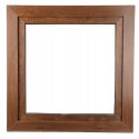 ALUCON OKNO PCV 1100 x 1100 mm / 110x110 cm Zewnętrzny Orzech Lewe