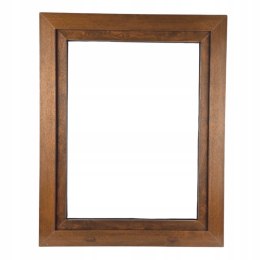 ALUCON OKNO PCV 800 x 1000 mm / 80x100 cm Zewnętrzny Orzech Lewe