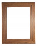 ALUCON OKNO PCV 800 x 1000 mm / 80x100 cm Zewnętrzny Złoty Dąb Lewe
