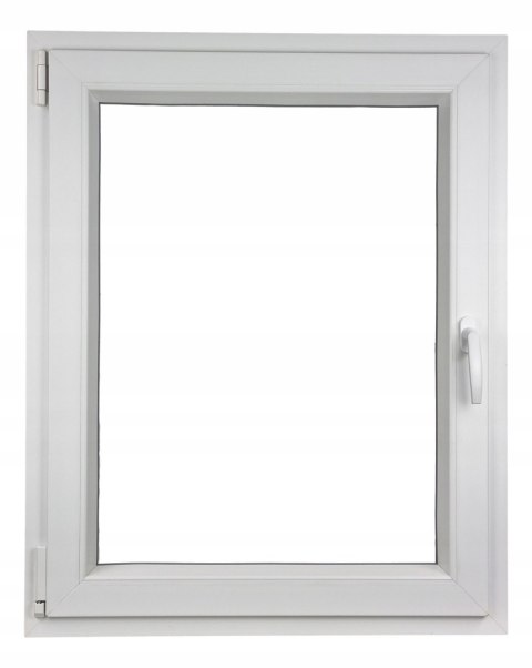 ALUCON OKNO PCV 800 x 1000 mm / 80x100 cm Zewnętrzny Złoty Dąb Lewe