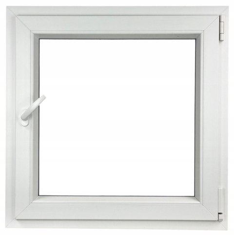 OKNO PCV 700 X 700 RU/P BIAŁE TRZY SZYBY